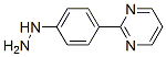 Pyrimidine, 2-(4-hydrazinophenyl)- (9CI) Struktur