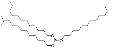 triisotridecyl phosphite Struktur