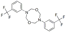 3,7-bis(3-trifluoromethylphenyl)-1,5,3,7-dioxadiazocane Struktur