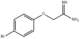 2-(4-bromophenoxy)ethanimidamide Struktur