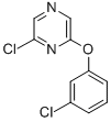 2-CHLORO-6-(3-CHLOROPHENOXY) PYRAZINE Struktur