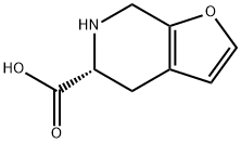 Furo[2,3-c]pyridine-5-carboxylic acid, 4,5,6,7-tetrahydro-, (R)- (9CI) Struktur