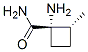 Cyclobutanecarboxamide, 1-amino-2-methyl-, (1S,2R)- (9CI) Struktur