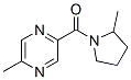 Pyrrolidine, 2-methyl-1-[(5-methylpyrazinyl)carbonyl]- (9CI) Struktur