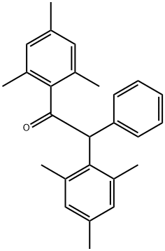 Ethanone, 2-phenyl-1,2-bis(2,4,6-trimethylphenyl)- Struktur