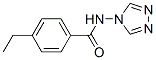 Benzamide, 4-ethyl-N-4H-1,2,4-triazol-4-yl- (9CI) Struktur