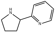 2-PYRROLIDIN-2-YLPYRIDINE Struktur