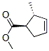 3-Cyclopentene-1-carboxylicacid,2-methyl-,methylester,(1R,2R)-(9CI) Struktur