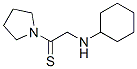 Pyrrolidine,  1-[2-(cyclohexylamino)-1-thioxoethyl]-  (9CI) Struktur