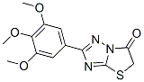 7-(3,4,5-trimethoxyphenyl)-4-thia-1,6,8-triazabicyclo[3.3.0]octa-5,7-d ien-2-one Struktur