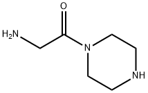 1-(Aminoacetyl)piperazine Struktur