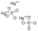 Mercury(II) phosphate. Struktur