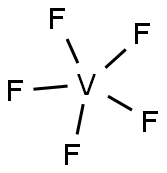 VANADIUM PENTAFLUORIDE Struktur