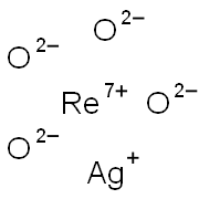 rhenium silver tetraoxide Struktur