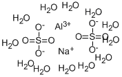 ALUMINIUM SODIUM SULFATE 12-WATER Struktur