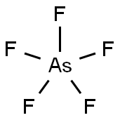 ARSENIC PENTAFLUORIDE Struktur