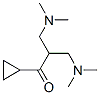 1-Cyclopropyl-2-(dimethylaminomethyl)-3-(dimethylamino)-1-propanone Struktur