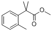 α,α,2-Trimethylbenzeneacetic acid methyl ester Struktur