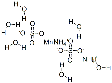 DIAMMONIUM MANGANESE(II) SULFATE HEXAHYDRATE Struktur