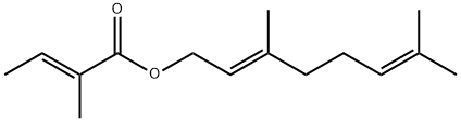 Geranyl tiglate Struktur