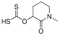 Carbonodithioic acid, O-(1-methyl-2-oxo-3-piperidinyl) ester (9CI) Struktur