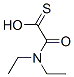 Ethanethioic acid, (diethylamino)oxo- (9CI) Struktur