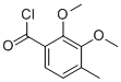 Benzoyl chloride, 2,3-dimethoxy-4-methyl- (9CI) Struktur