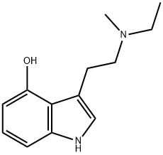 3-[2-(ETHYL-METHYL-AMINO)-ETHYL]-1H-INDOL-4-OL Struktur