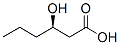 [R,(-)]-3-Hydroxyhexanoic acid Struktur