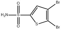 4,5-dibromothiophene-2-sulfonamide Struktur