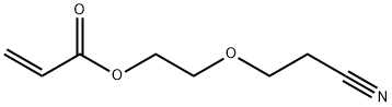 2-CYANOETHOXYETHYL ACRYLATE Struktur