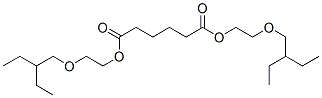 bis[2-(2-ethylbutoxy)ethyl] hexanedioate Struktur