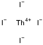 Thorium(IV) iodide Struktur