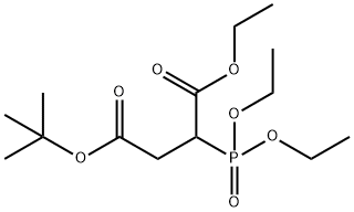 1-Ethyl 4-(tert-Butyl) 2-(diethyl phosphono)succinate Struktur