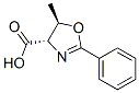 4-Oxazolecarboxylicacid,4,5-dihydro-5-methyl-2-phenyl-,(4S-trans)-(9CI) Struktur