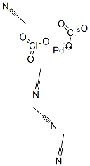 bis(acetonitrile)chloronitrilepalladium(II) Struktur