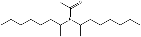 N,N-di(1-Methyl heptyl) acetamide Struktur