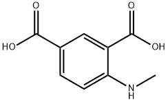 Isophthalic acid, 4-(methylamino)- Struktur