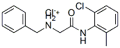 benzyl-[(2-chloro-6-methyl-phenyl)carbamoylmethyl]azanium chloride Struktur