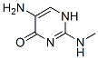 4(1H)-Pyrimidinone, 5-amino-2-(methylamino)- (9CI) Struktur