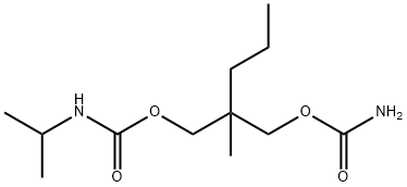 (1-Methylethyl)carbamins?ure-2-(((aminocarbonyl)-oxy)methyl)-2-methylpentylester