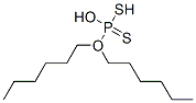 O,O-dihexyl hydrogen dithiophosphate Struktur