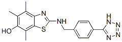 6-Benzothiazolol,  4,5,7-trimethyl-2-[[[4-(1H-tetrazol-5-yl)phenyl]methyl]amino]-  (9CI) Struktur