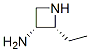 3-Azetidinamine,2-ethyl-,cis-(9CI) Struktur