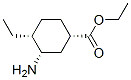 Cyclohexanecarboxylic acid, 3-amino-4-ethyl-, ethyl ester, (1alpha,3alpha,4alpha)- (9CI) Struktur