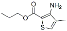 2-Thiophenecarboxylicacid,3-amino-4-methyl-,propylester(9CI) Struktur