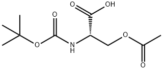 BOC-SER(AC)-OH DCHA Struktur