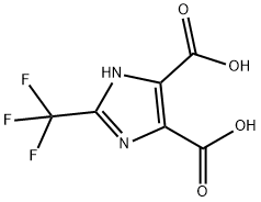 2-(trifluoroMethyl)-1H-iMidazole-4,5-dicarboxylic acid Struktur