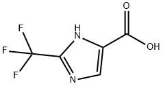 2-Trifluoromethylimidazole-4-carboxylic acid Struktur