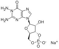 1-NH2-CGMP SODIUM SALT Struktur